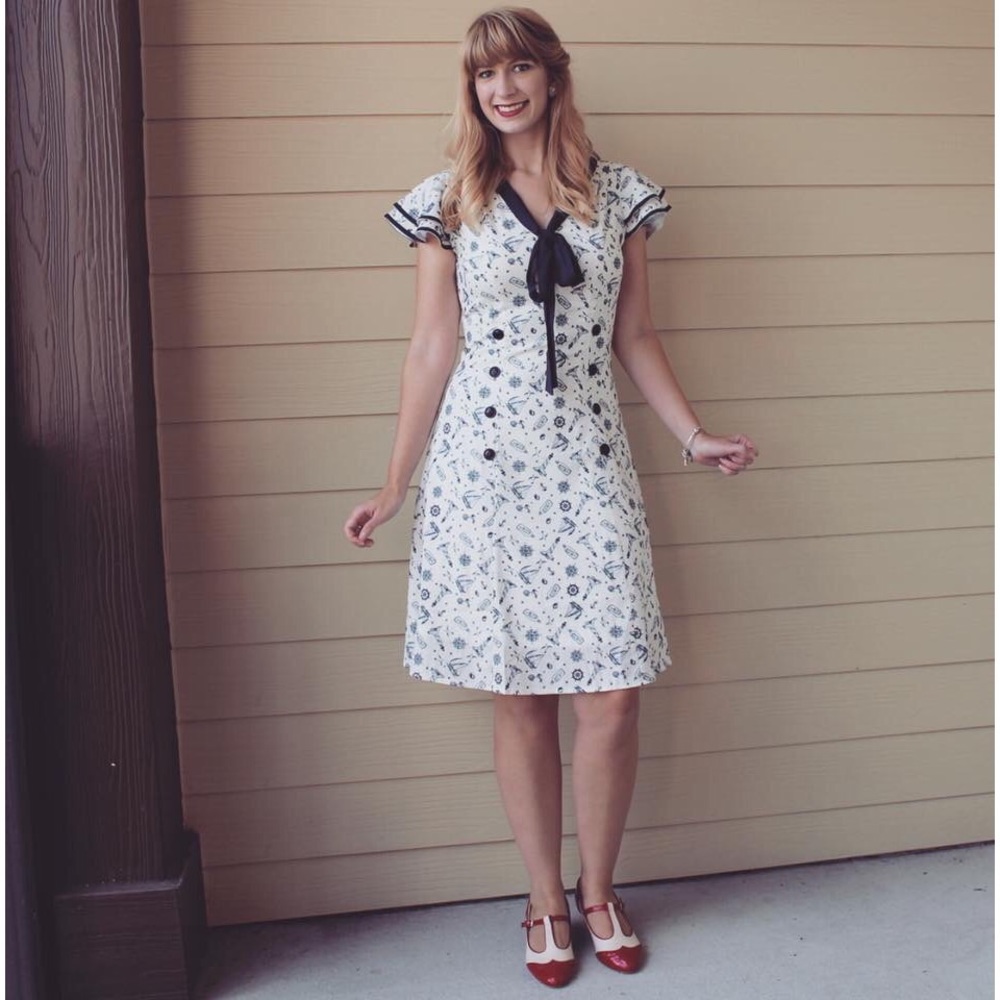 Voodoo Vixen Sailor dress size medium